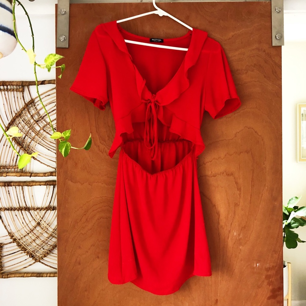 Nasty Gal Red Dress